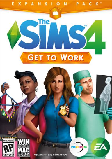 The Sims 4: Get to Work Game Cover