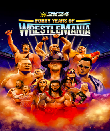 WWE 2K24 (40 Years of Wrestlemania Edition) (Steam) (EU) Game Cover