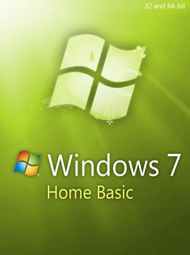 Windows 7 Home Basic OEM Game Cover