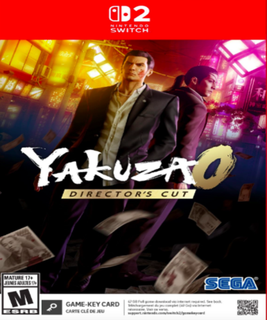 Yakuza 0 Director’s Cut (Switch 2) Game Cover